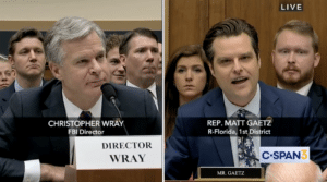 'Are You Protecting the Bidens?': Gaetz Gets Straight to the Point With FBI Director Wray [Watch]