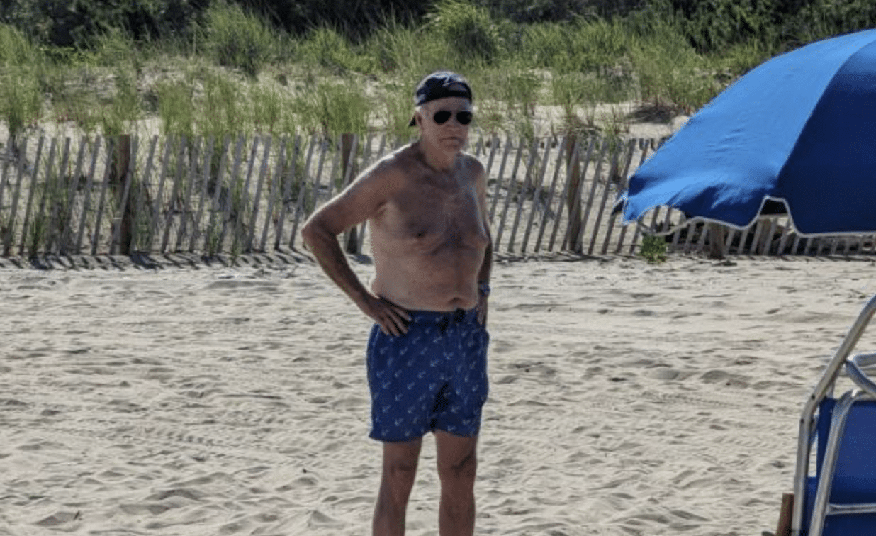 Beach Bum: Old Man on Beach Actually President Joe Biden [Watch] | Eric ...