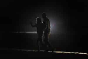 Night Moves: Bidens Take Creepy Night Walk on Beach Surrounded by Flashing Lights [Watch]