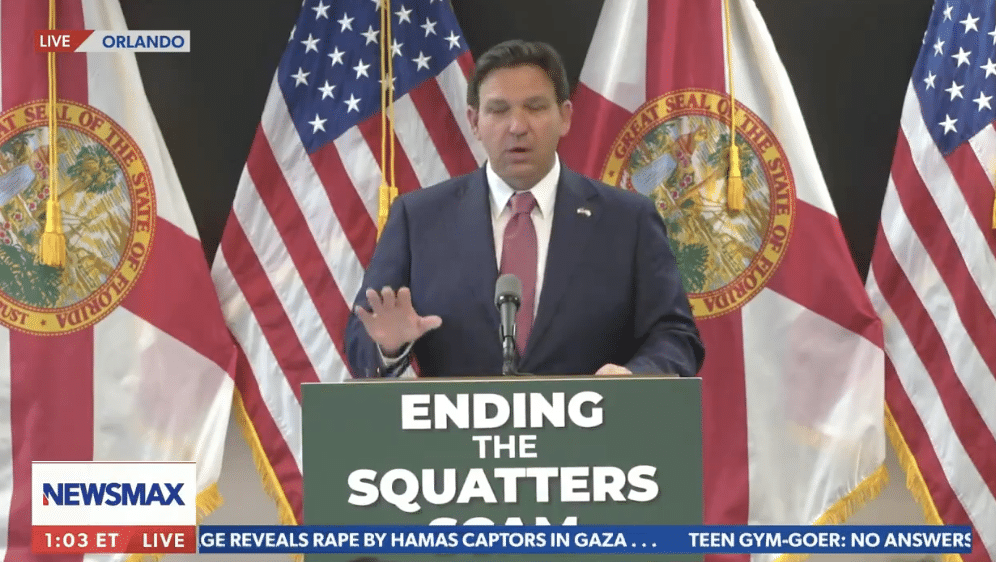 'End The Squatters Scam': DeSantis Cracking Down on Squatters, 'We ...