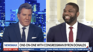 'Good Try, Eric!': Bolling Asks Byron Donalds if He'd Rather Be Trump's Veep or Governor of Florida [Watch]