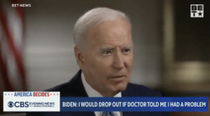 You Don't Say: Biden Says If a Doctor Tells Him He Has a 'Medical Condition' He Will Step Aside [Watch]