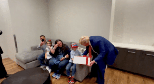 The Man The Media Won't Show You: Here's Trump Bringing a Gift to an 8-Year-Old Supporter With a Rare Brain Disorder [Watch]