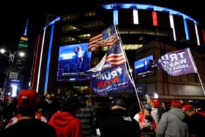 Big Red Apple: MAGA Makes a Splash at MSG, Capacity Crowd, Tens of Thousands in the Street [Watch]